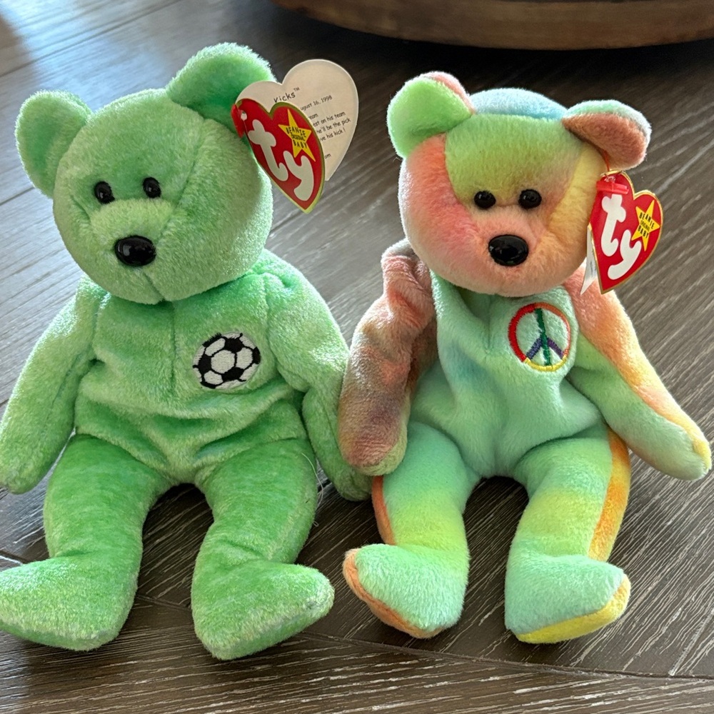Ty Beanie Babies Bear Set of 3